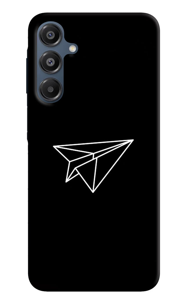 Paper Plane White Samsung A16 5G Hard Case Back Cover by Casekaro