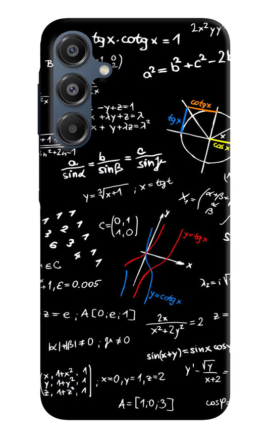 Mathematics Formula Samsung A16 5G Hard Case Back Cover by Casekaro