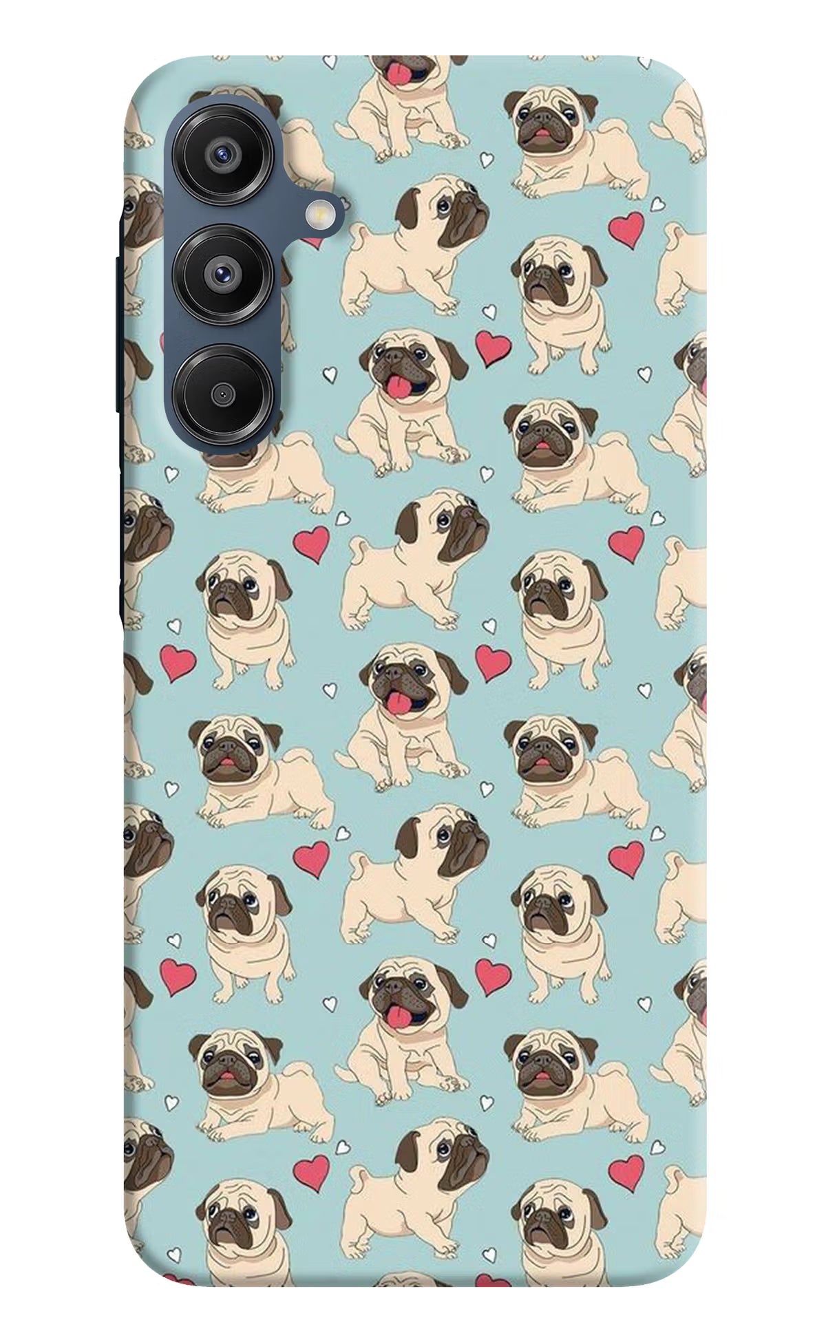 Pug Dog Samsung A16 5G Hard Case Back Cover by Casekaro