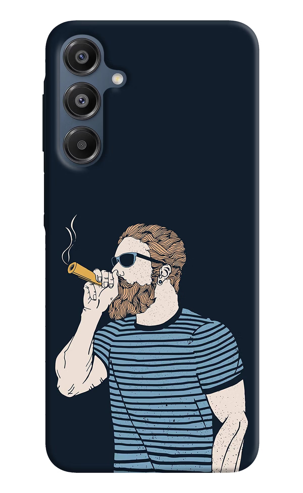 Smoking Samsung A16 5G Hard Case Back Cover by Casekaro