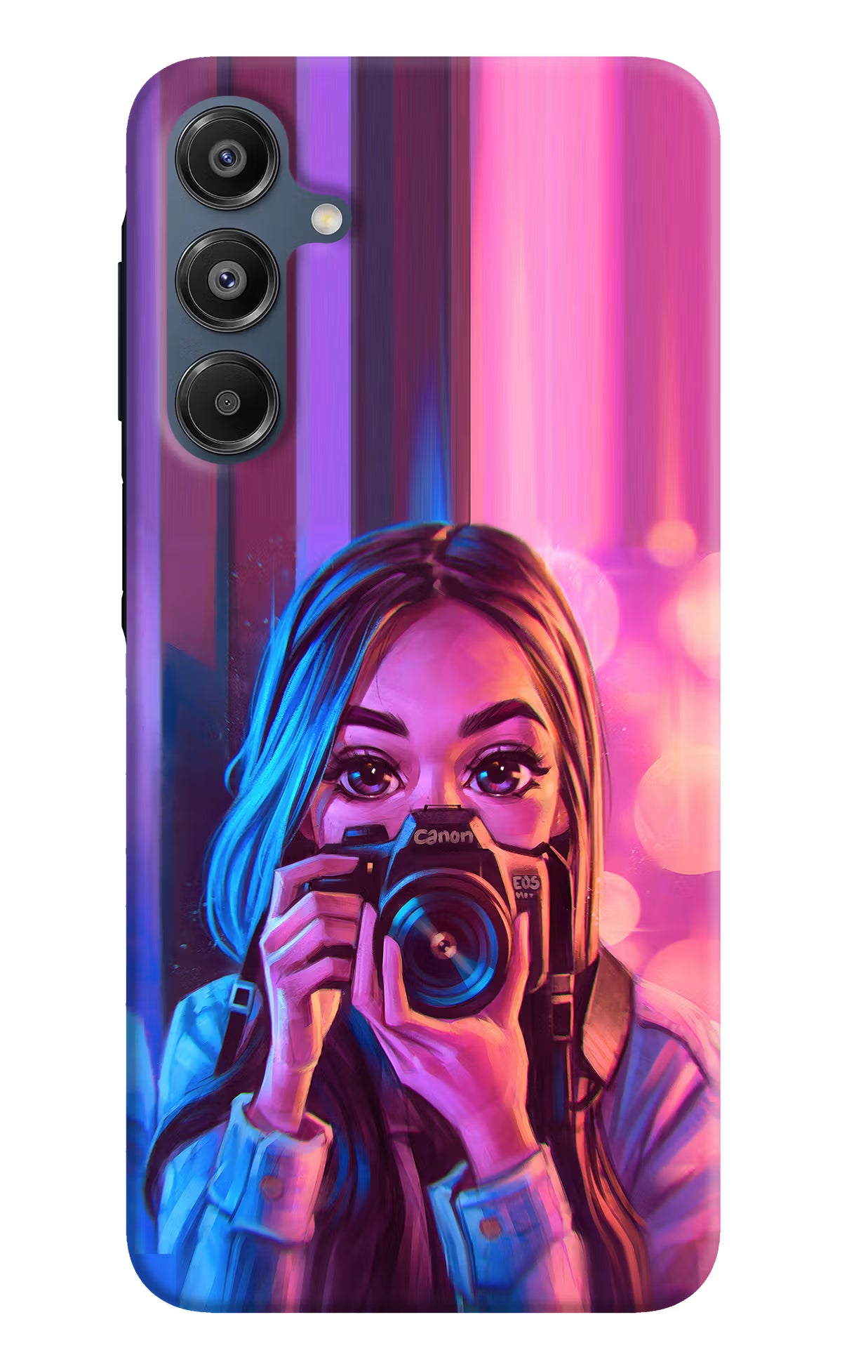 Girl Photographer Samsung A16 5G Hard Case Back Cover by Casekaro