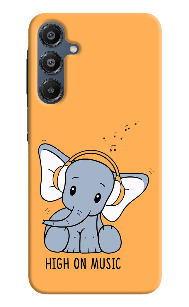 High On Music Samsung A16 5G Hard Case Back Cover by Casekaro