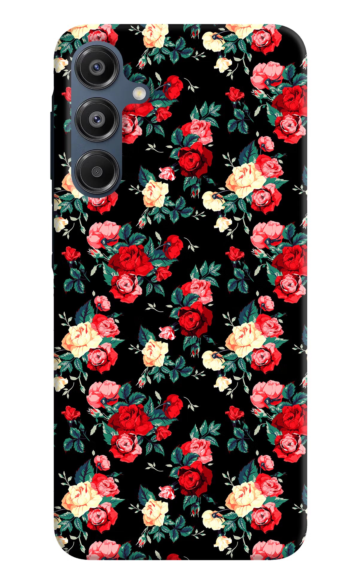 Rose Pattern Samsung A16 5G Hard Case Back Cover by Casekaro