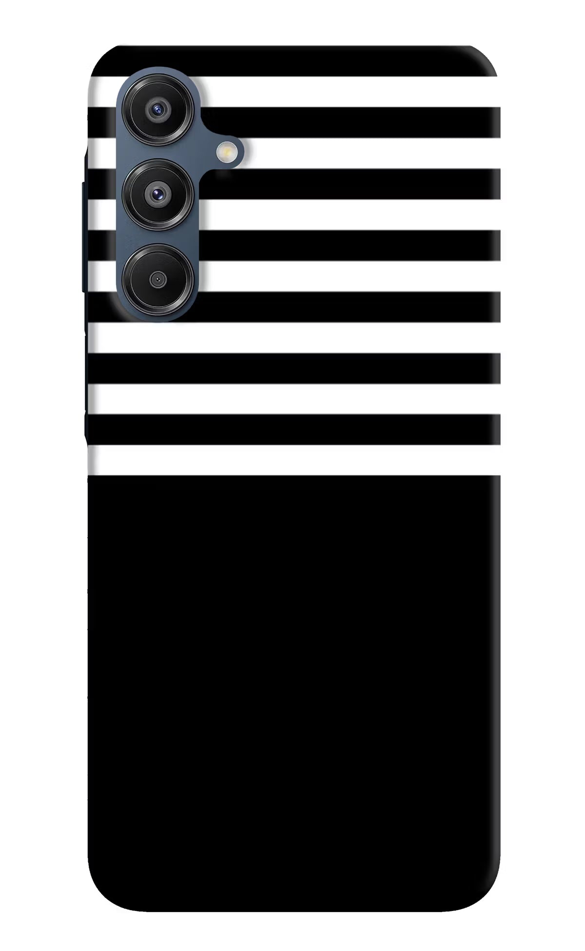 Black and White Print Samsung A16 5G Hard Case Back Cover by Casekaro