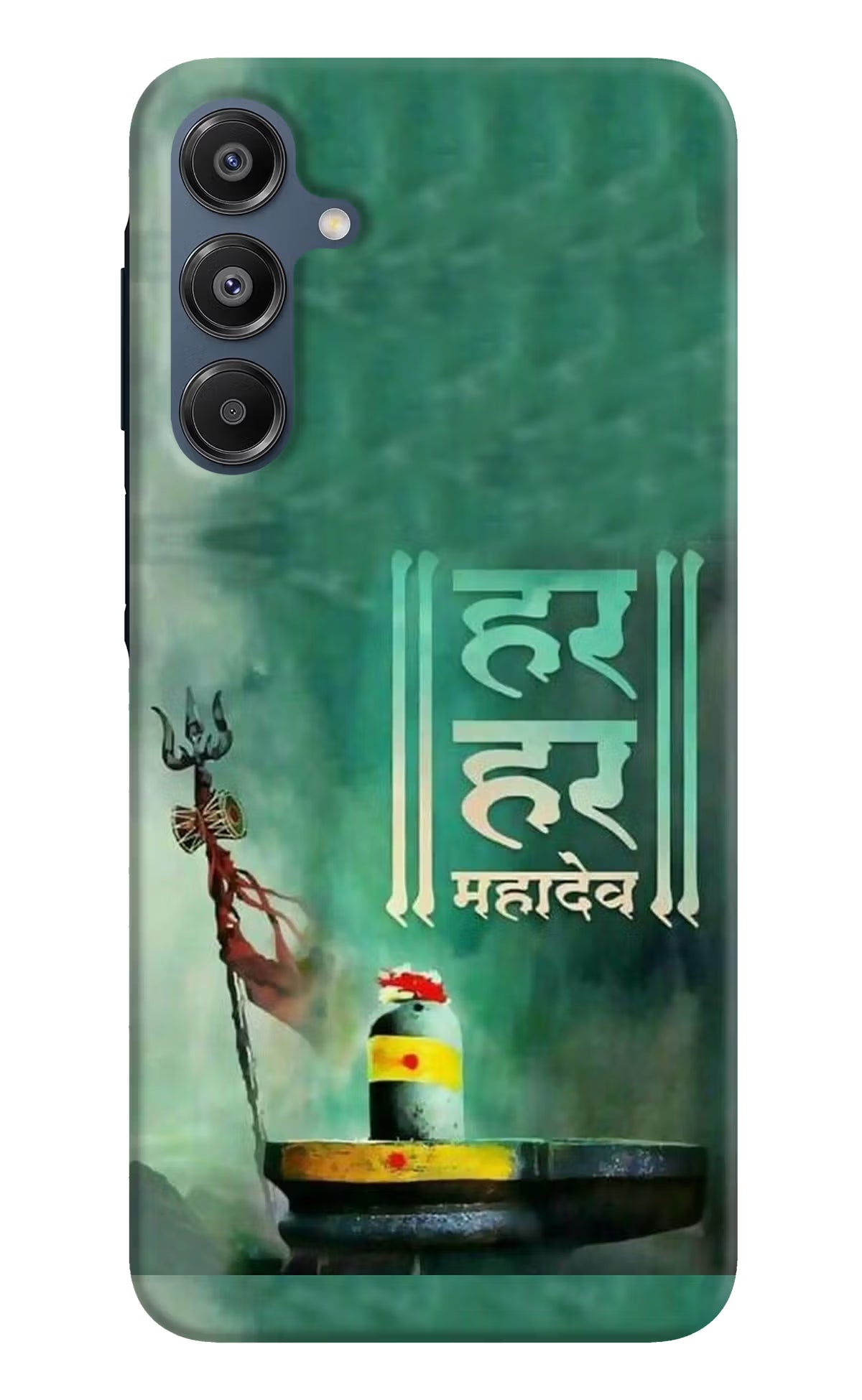 Har Har Mahadev Shivling Samsung A16 5G Hard Case Back Cover by Casekaro
