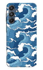 Blue Waves Samsung A16 5G Hard Case Back Cover by Casekaro