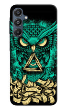 Green Owl Samsung A16 5G Hard Case Back Cover by Casekaro