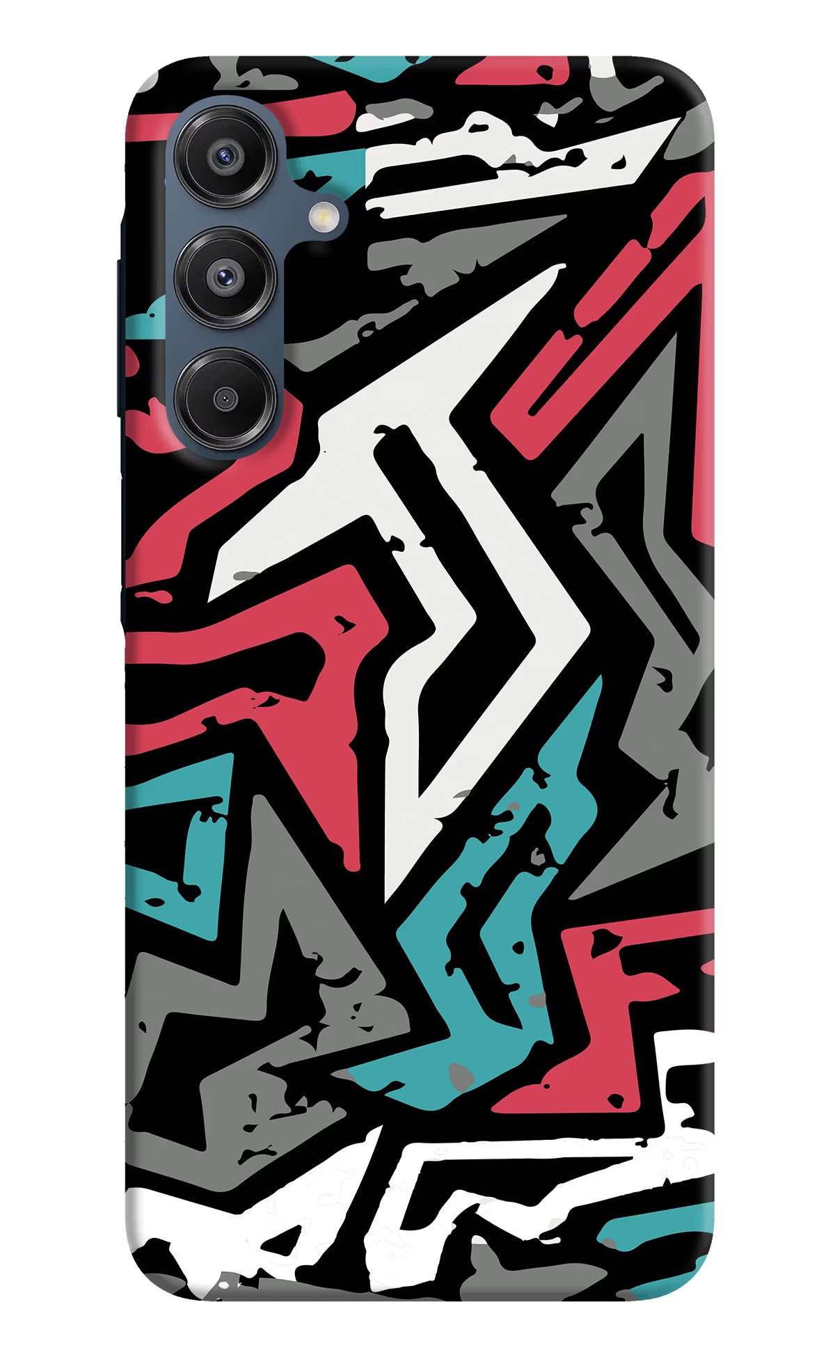 Geometric Graffiti Samsung A16 5G Hard Case Back Cover by Casekaro