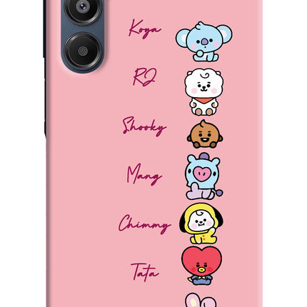 BTS names Samsung A16 5G Hard Case Back Cover by Casekaro