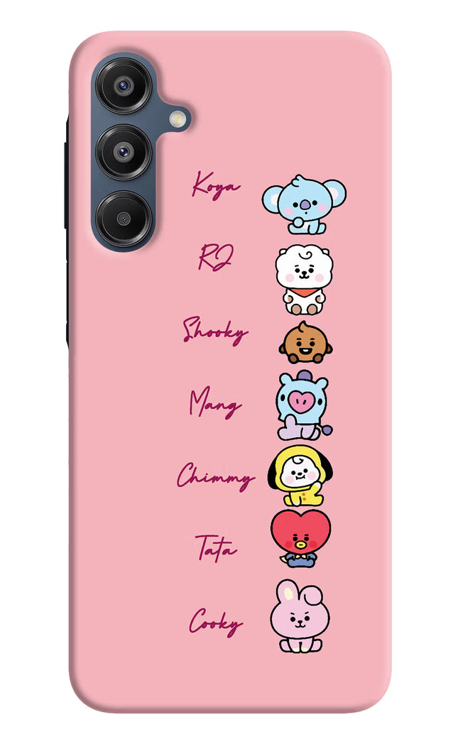 BTS names Samsung A16 5G Hard Case Back Cover by Casekaro