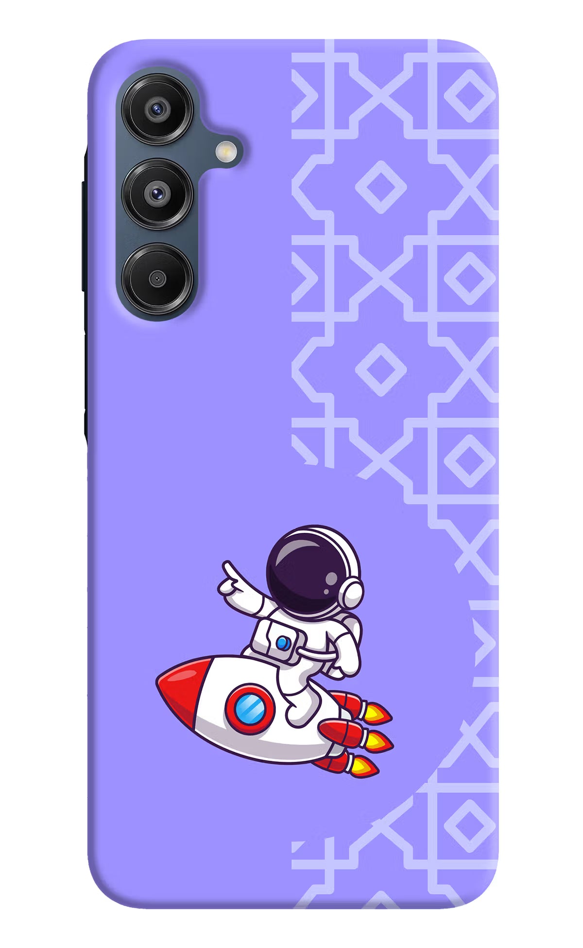 Cute Astronaut Samsung A16 5G Hard Case Back Cover by Casekaro