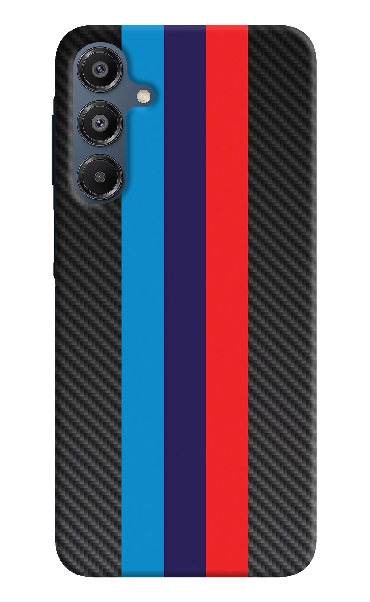 BMW Stripes Pattern Samsung A16 5G Hard Case Back Cover by Casekaro
