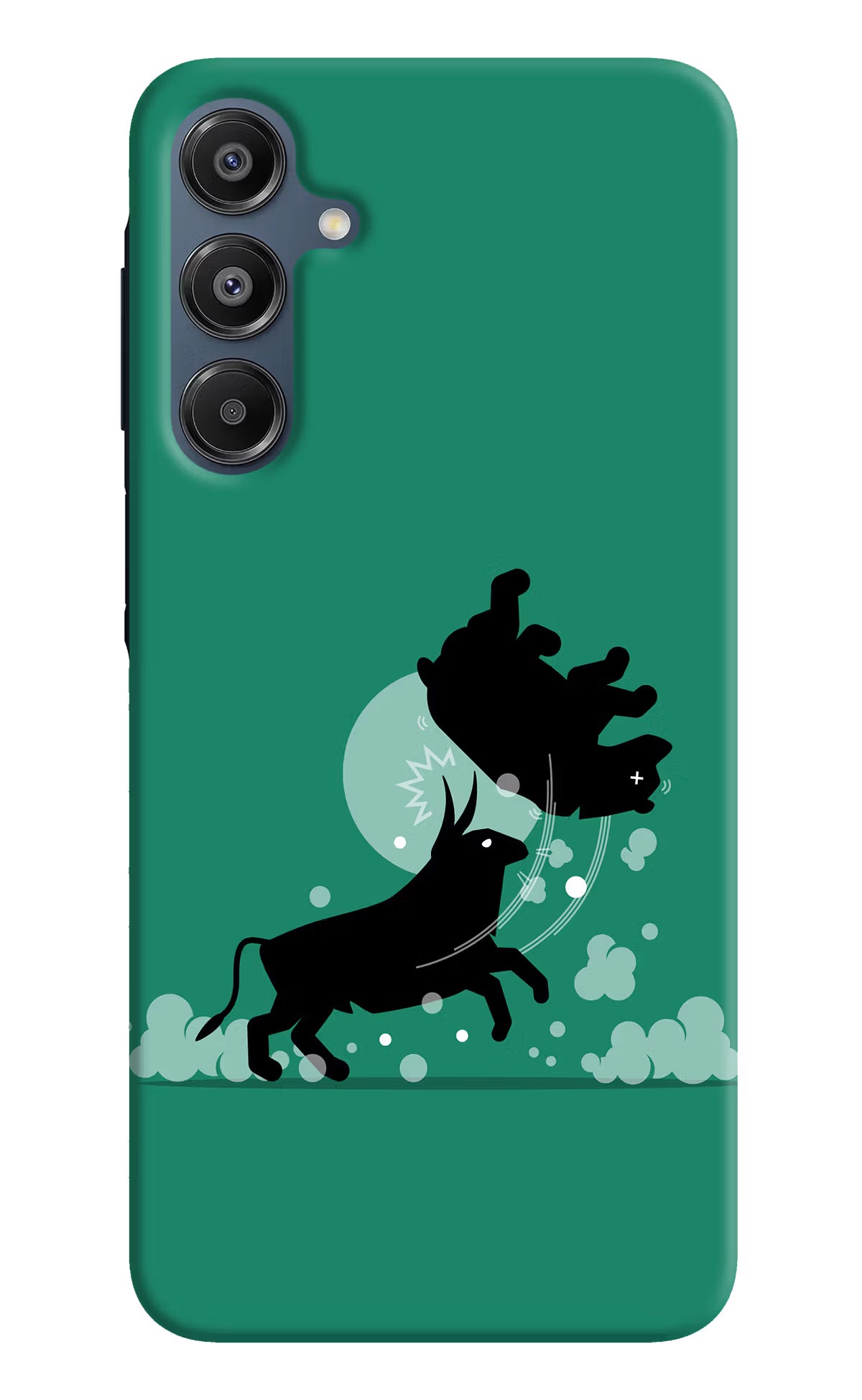 Bull Conqueror Samsung A16 5G Hard Case Back Cover by Casekaro