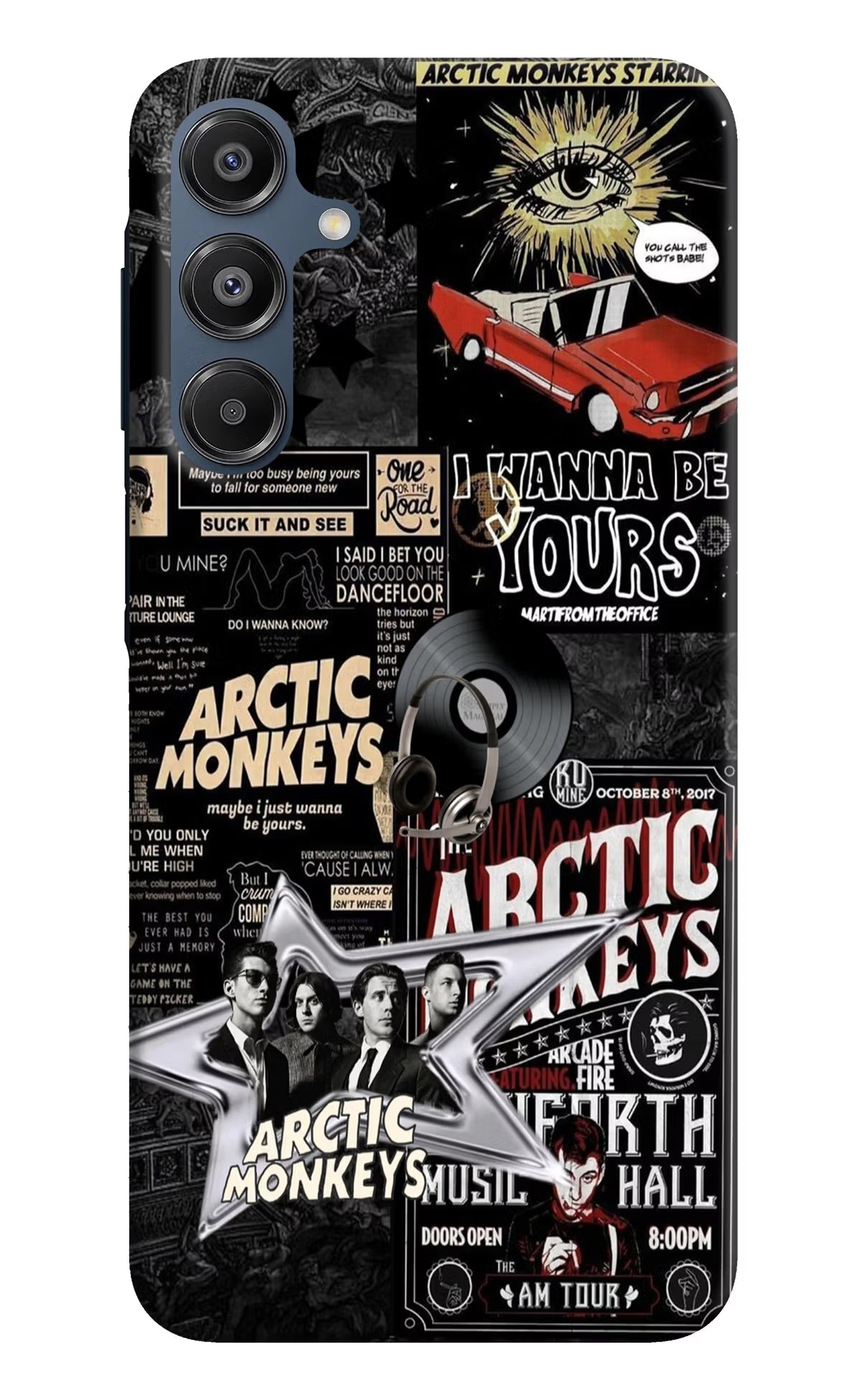 Arctic Monkeys Samsung A16 5G Hard Case Back Cover by Casekaro
