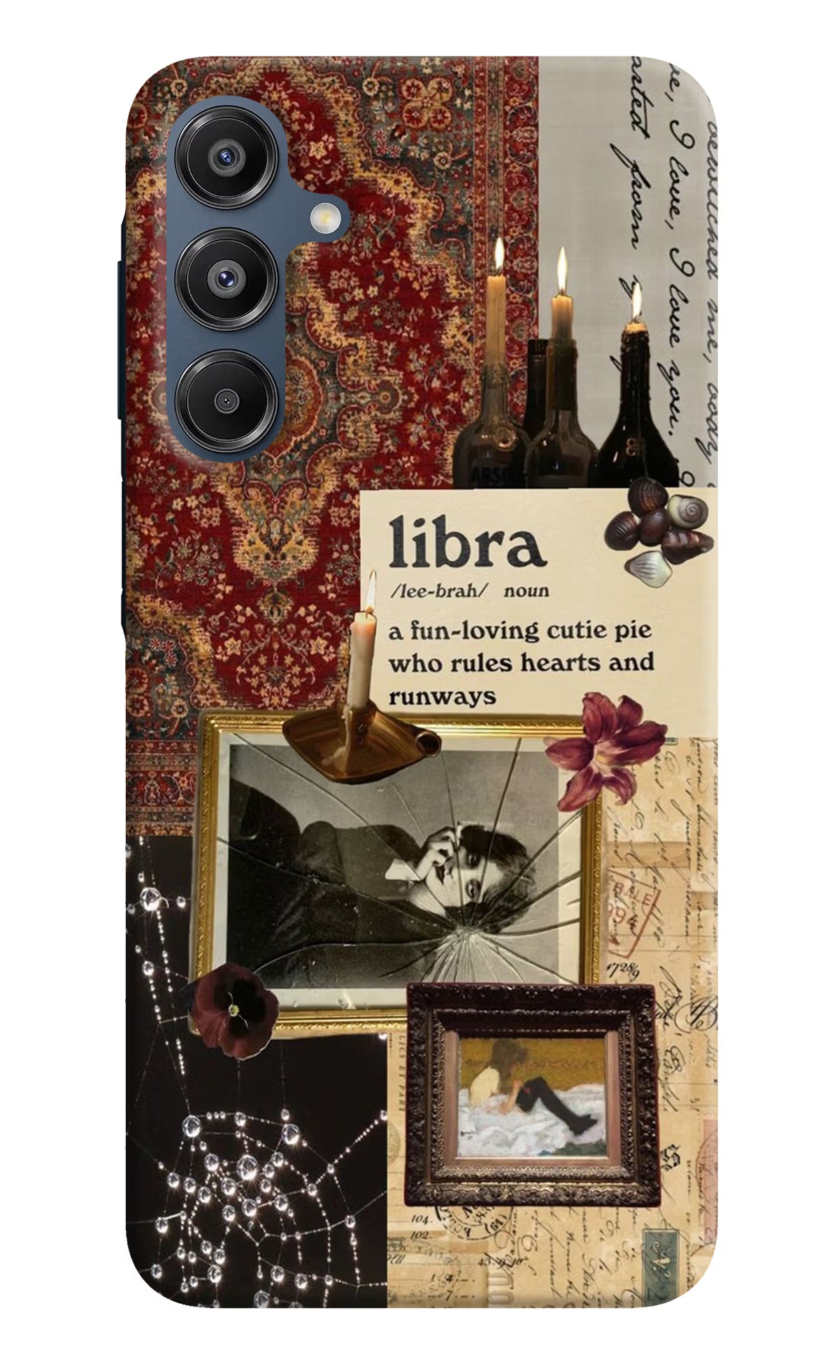 Libra Zodiac Samsung A16 5G Hard Case Back Cover by Casekaro
