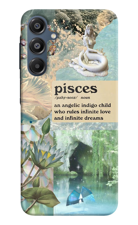 Pisces Zodiac Samsung A16 5G Hard Case Back Cover by Casekaro