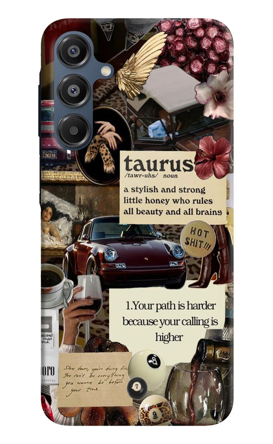 Taurus Zodiac Samsung A16 5G Hard Case Back Cover by Casekaro