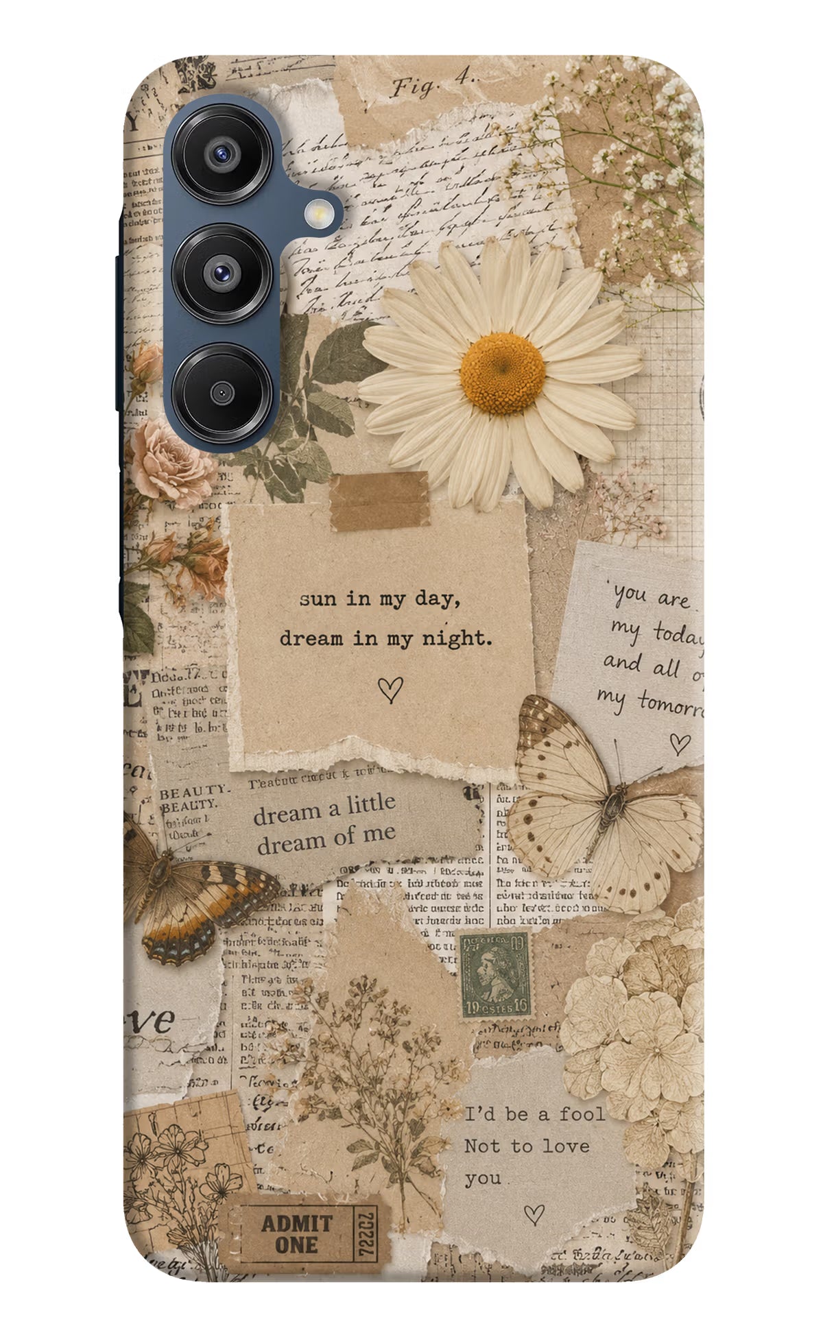 Vintage case Samsung A16 5G Back Cover