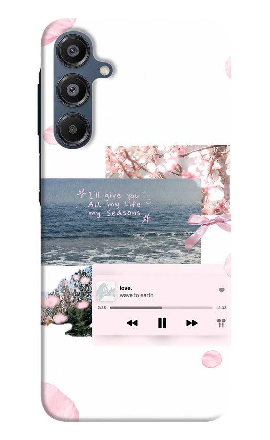 Wave to earth Samsung A16 5G Hard Case Back Cover by Casekaro