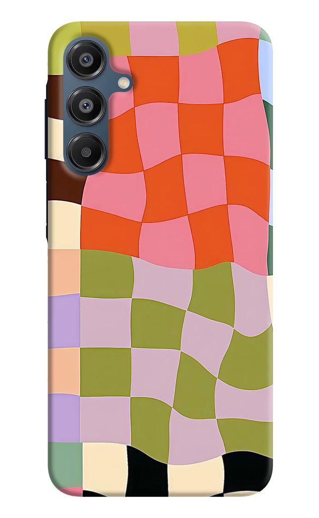 Wavy Grid Samsung A16 5G Hard Case Back Cover by Casekaro
