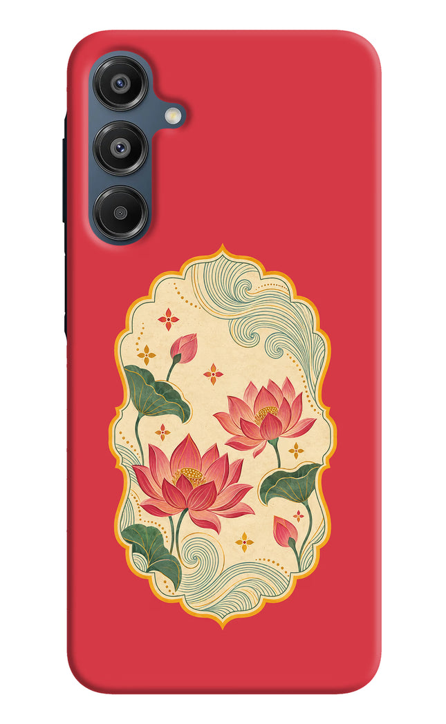 Pink Lotus Samsung A16 5G Hard Case Back Cover by Casekaro