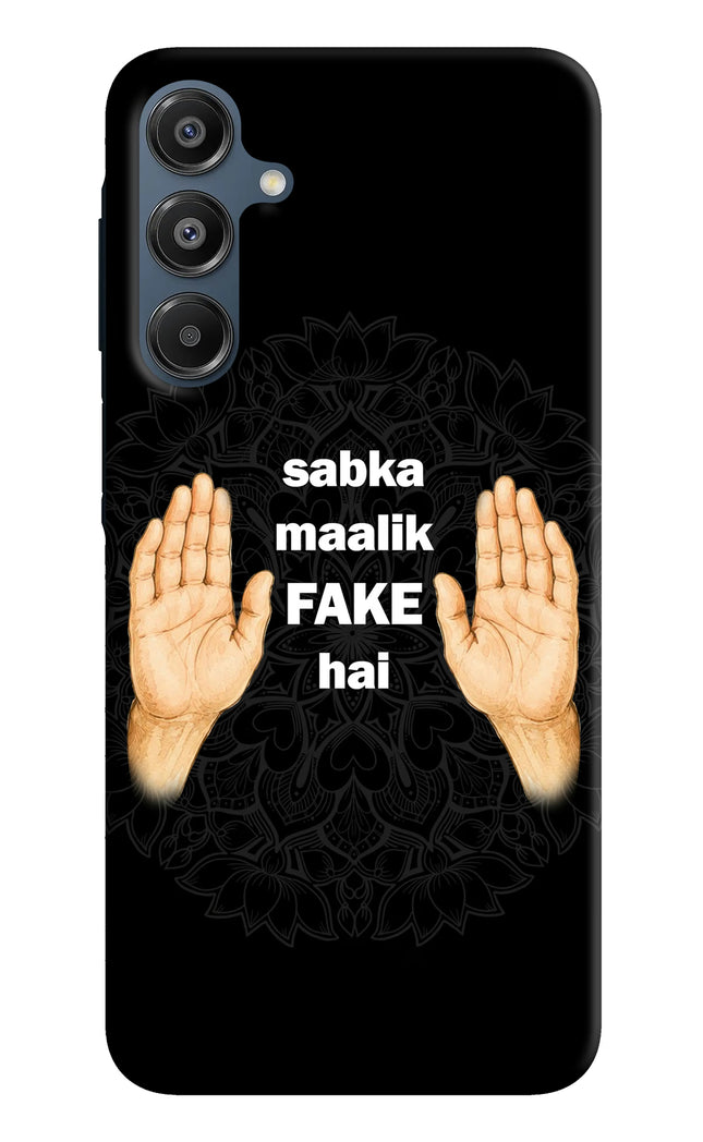 Sabka Malik Fake Samsung A16 5G Hard Case Back Cover by Casekaro