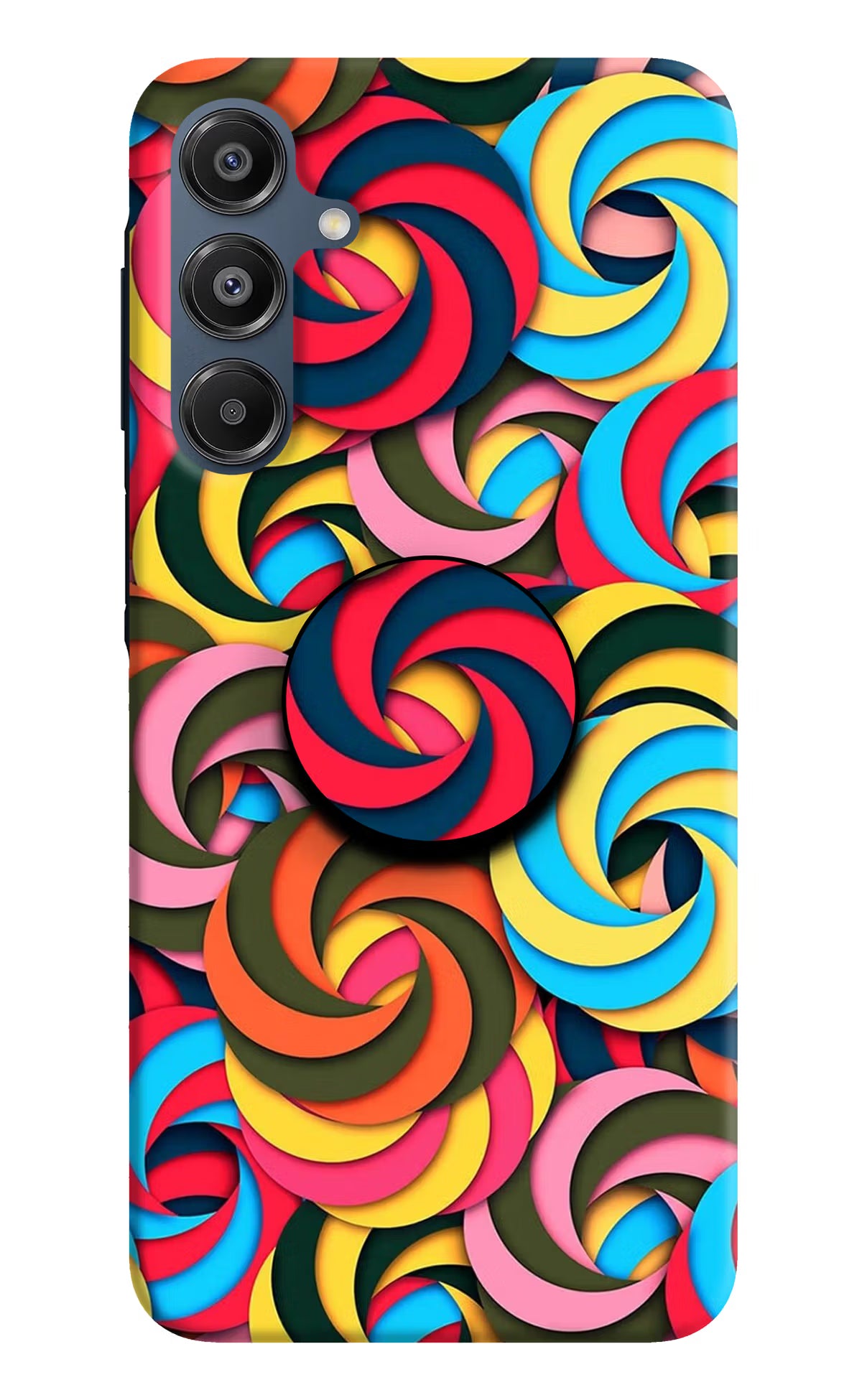 Spiral Pattern Samsung A16 5G Pop Case by Casekaro