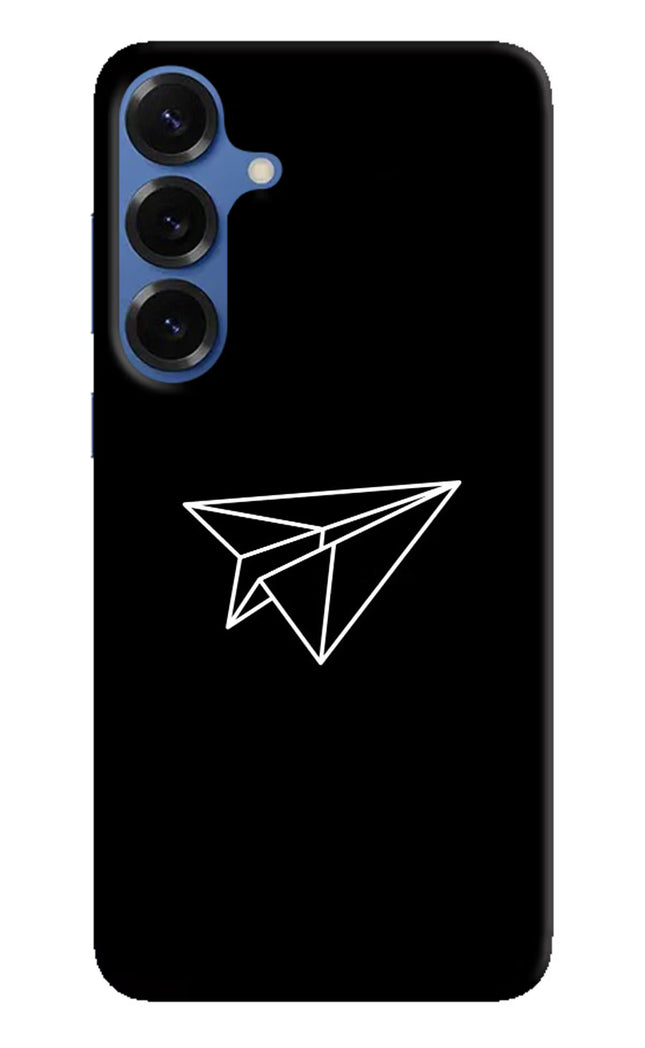 Paper Plane White Samsung S25 Hard Case Back Cover by Casekaro