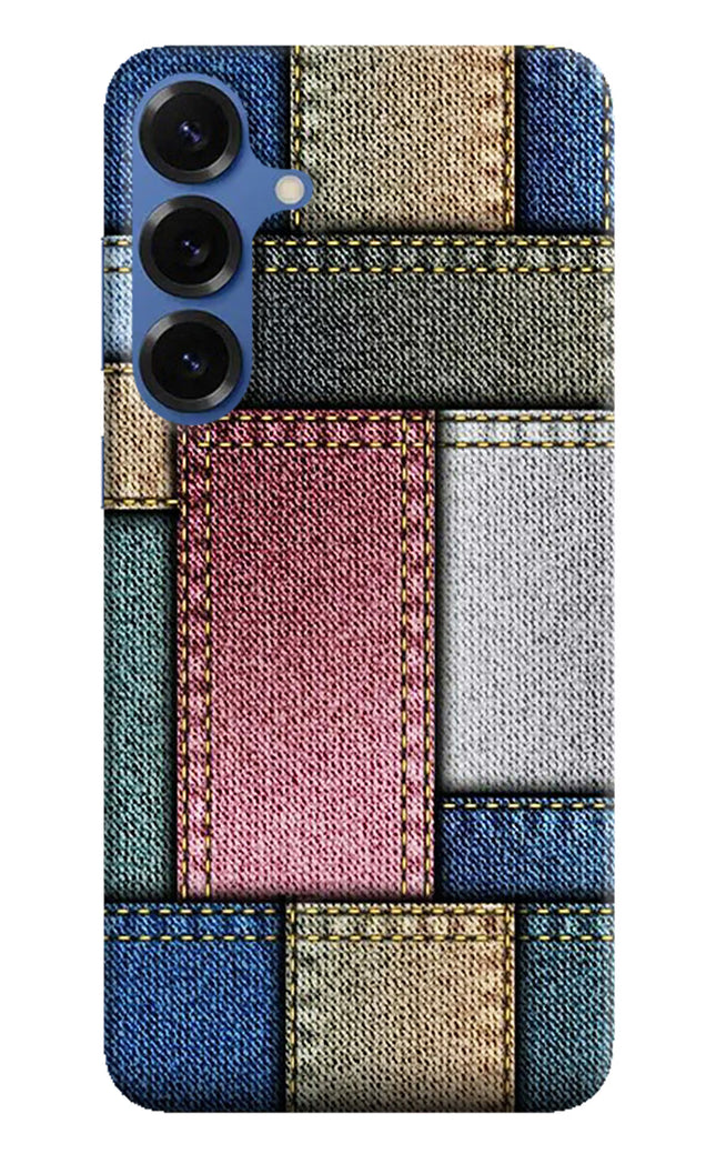 Multicolor Jeans Samsung S25 Hard Case Back Cover by Casekaro