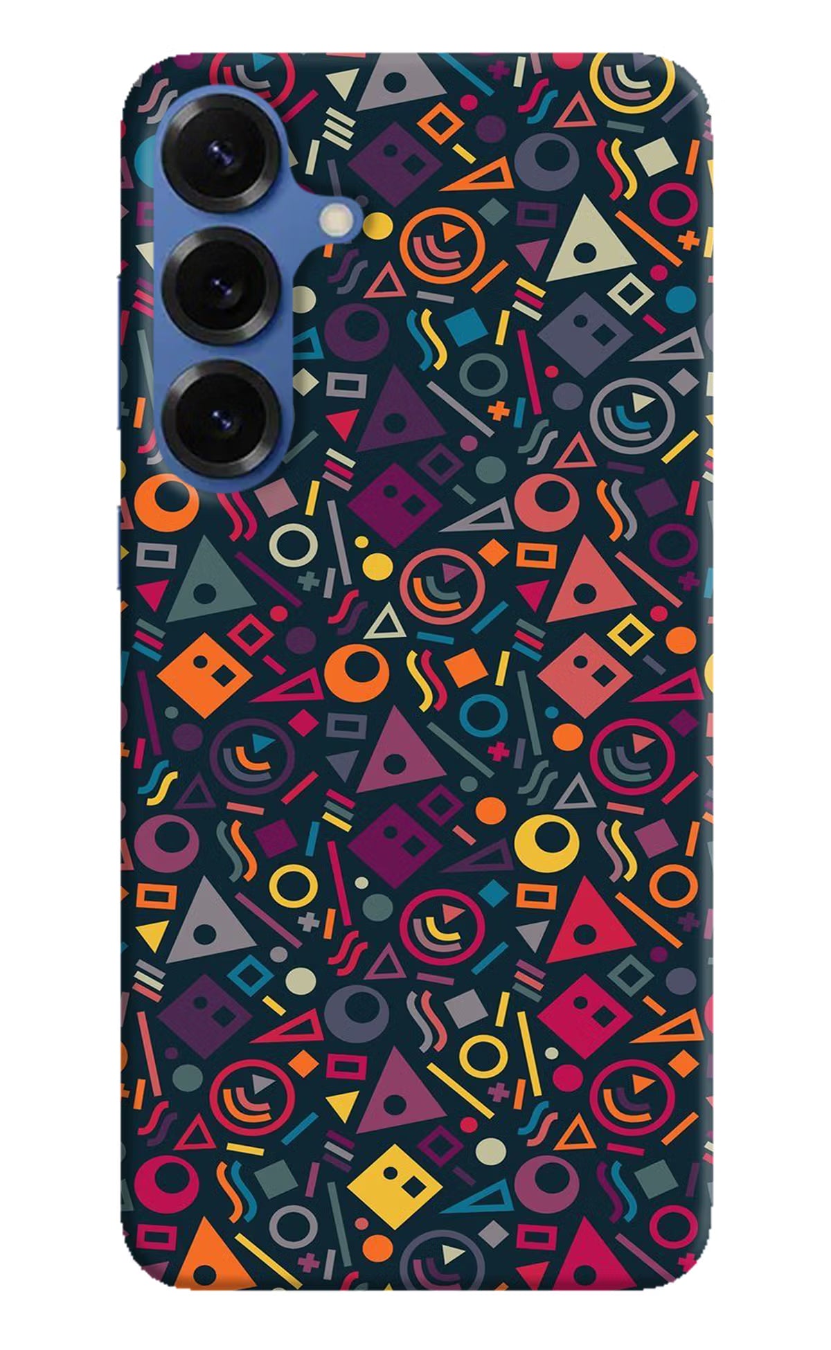 Geometric Abstract Samsung S25 Hard Case Back Cover by Casekaro