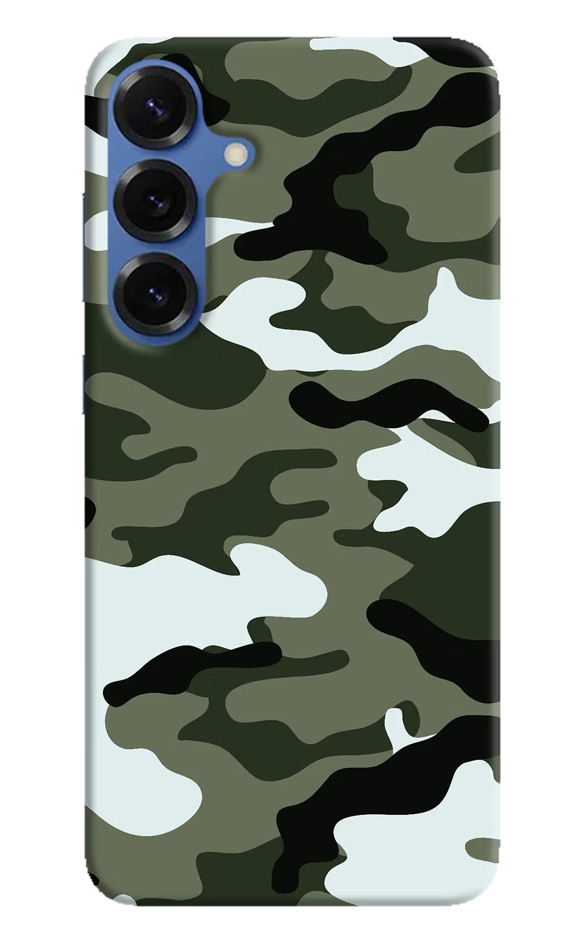 Camouflage Samsung S25 Hard Case Back Cover by Casekaro