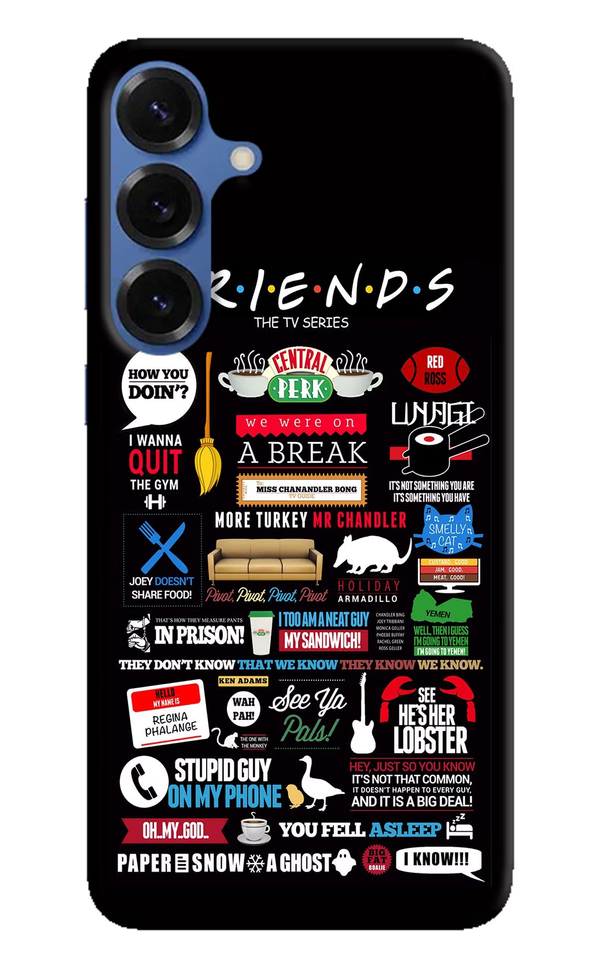 FRIENDS Samsung S25 Hard Case Back Cover by Casekaro