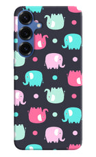 Elephants Samsung S25 Hard Case Back Cover by Casekaro