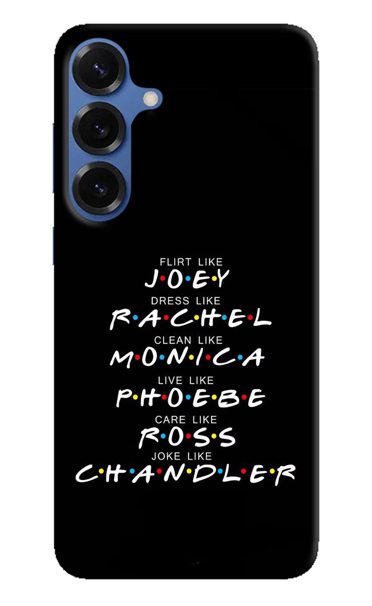 FRIENDS Character Samsung S25 Hard Case Back Cover by Casekaro