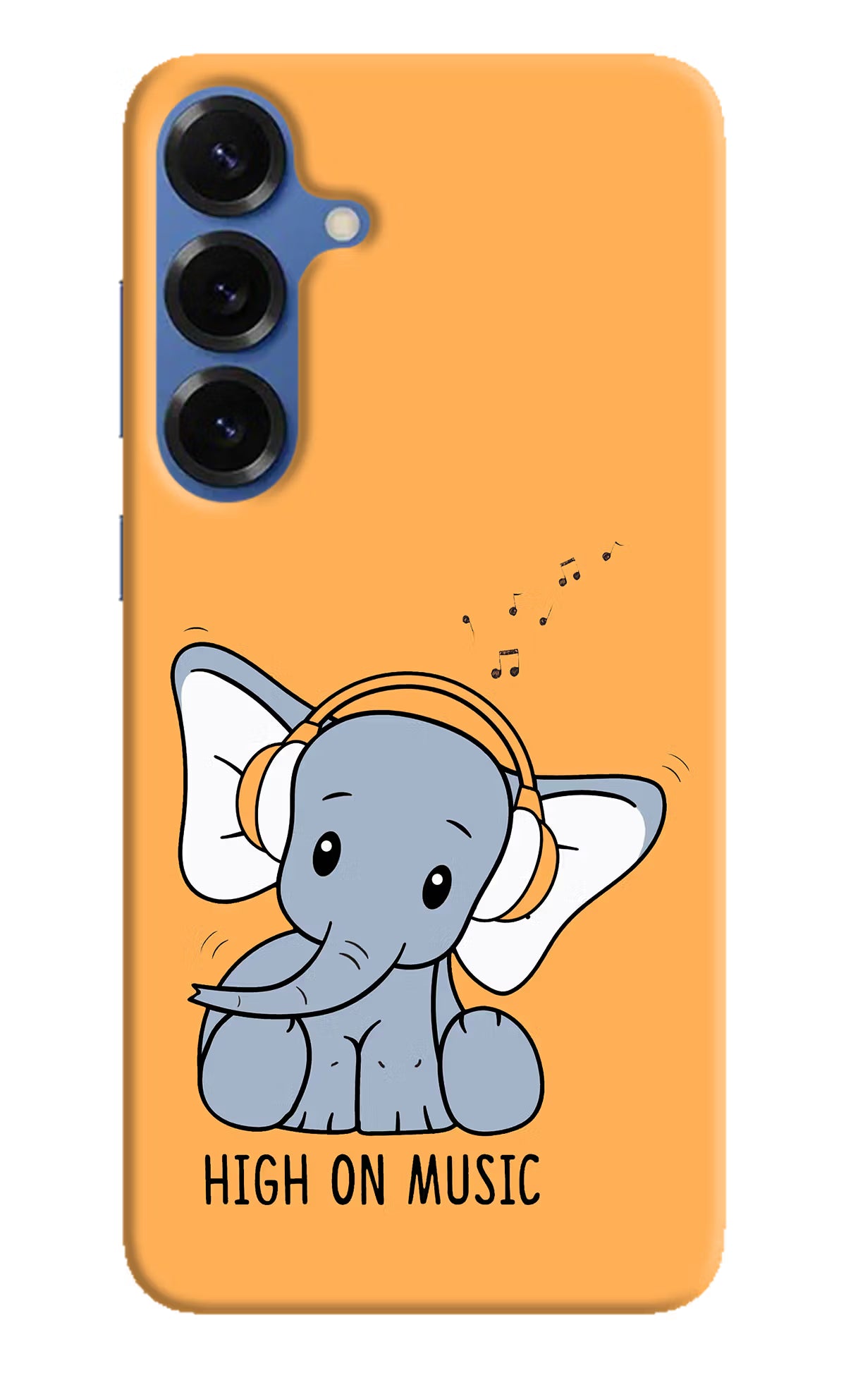 High On Music Samsung S25 Hard Case Back Cover by Casekaro