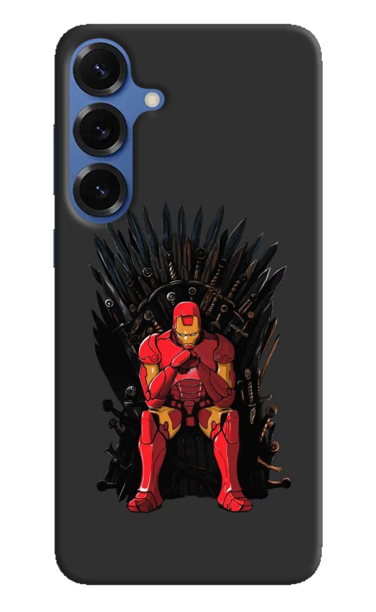 Ironman Throne Samsung S25 Hard Case Back Cover by Casekaro