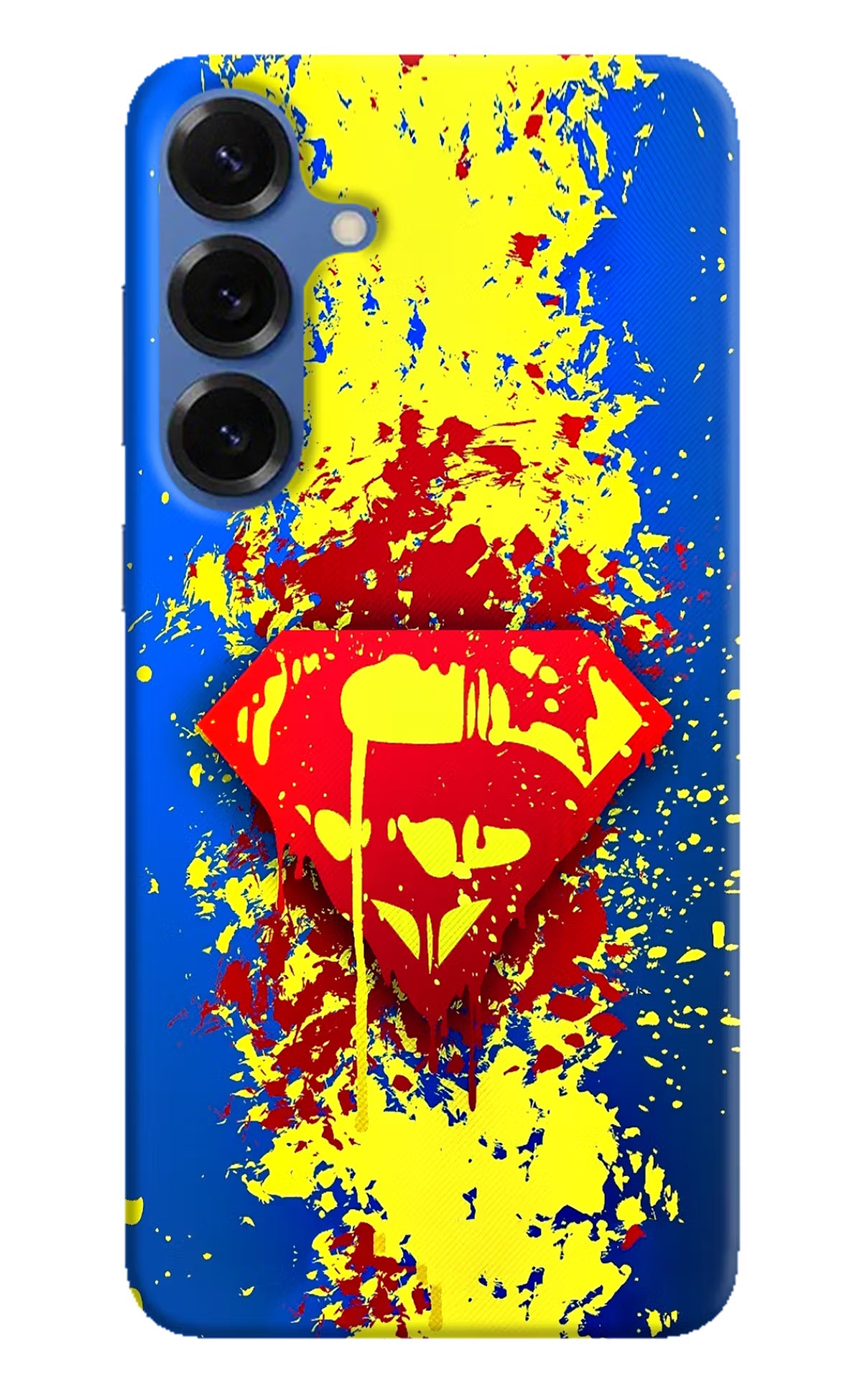 Superman logo Samsung S25 Hard Case Back Cover by Casekaro