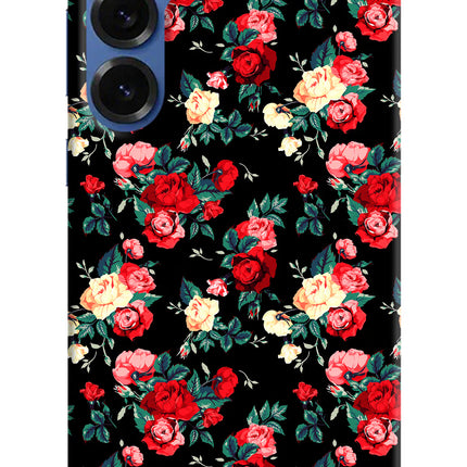 Rose Pattern Samsung S25 Hard Case Back Cover by Casekaro