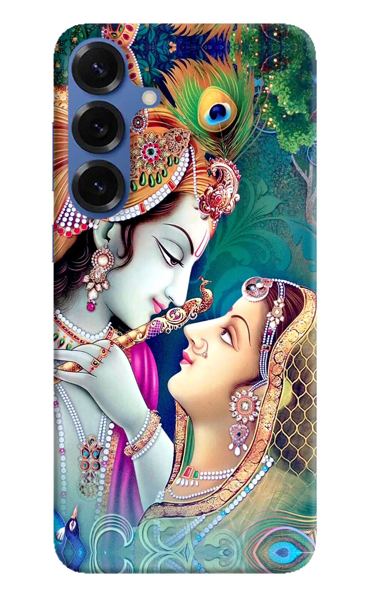 Lord Radha Krishna Samsung S25 Hard Case Back Cover by Casekaro