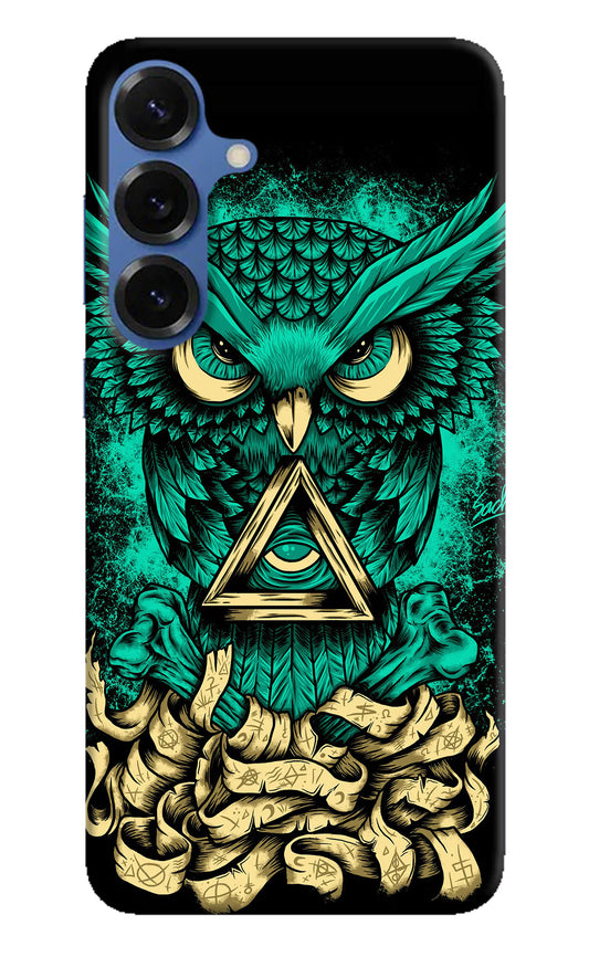 Green Owl Samsung S25 Hard Case Back Cover by Casekaro