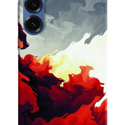 Fire Cloud Samsung S25 Hard Case Back Cover by Casekaro