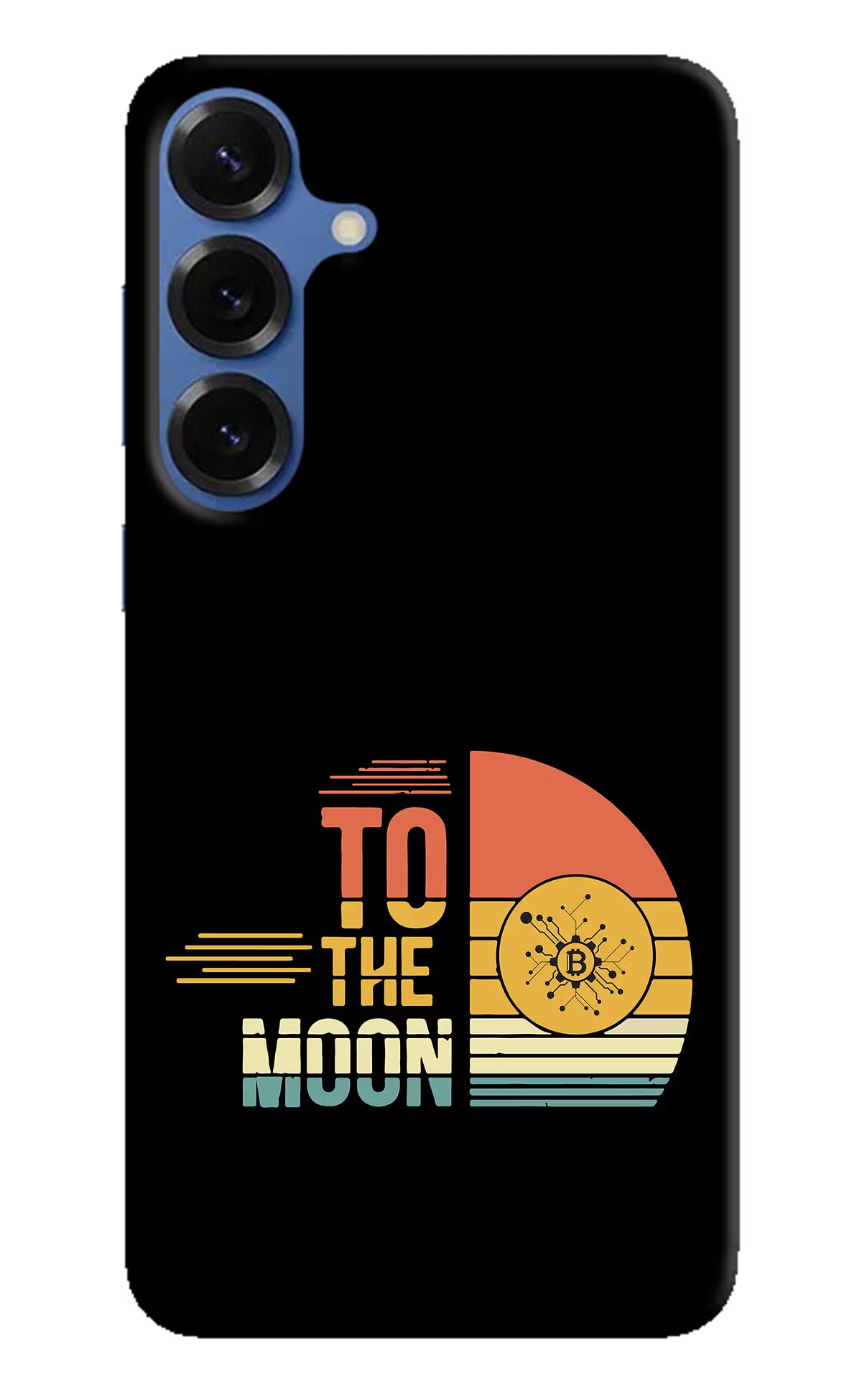To the Moon Samsung S25 Hard Case Back Cover by Casekaro