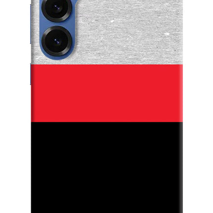 Tri Color Pattern Samsung S25 Hard Case Back Cover by Casekaro