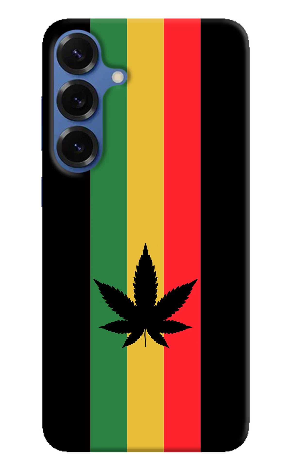 Weed Flag Samsung S25 Hard Case Back Cover by Casekaro
