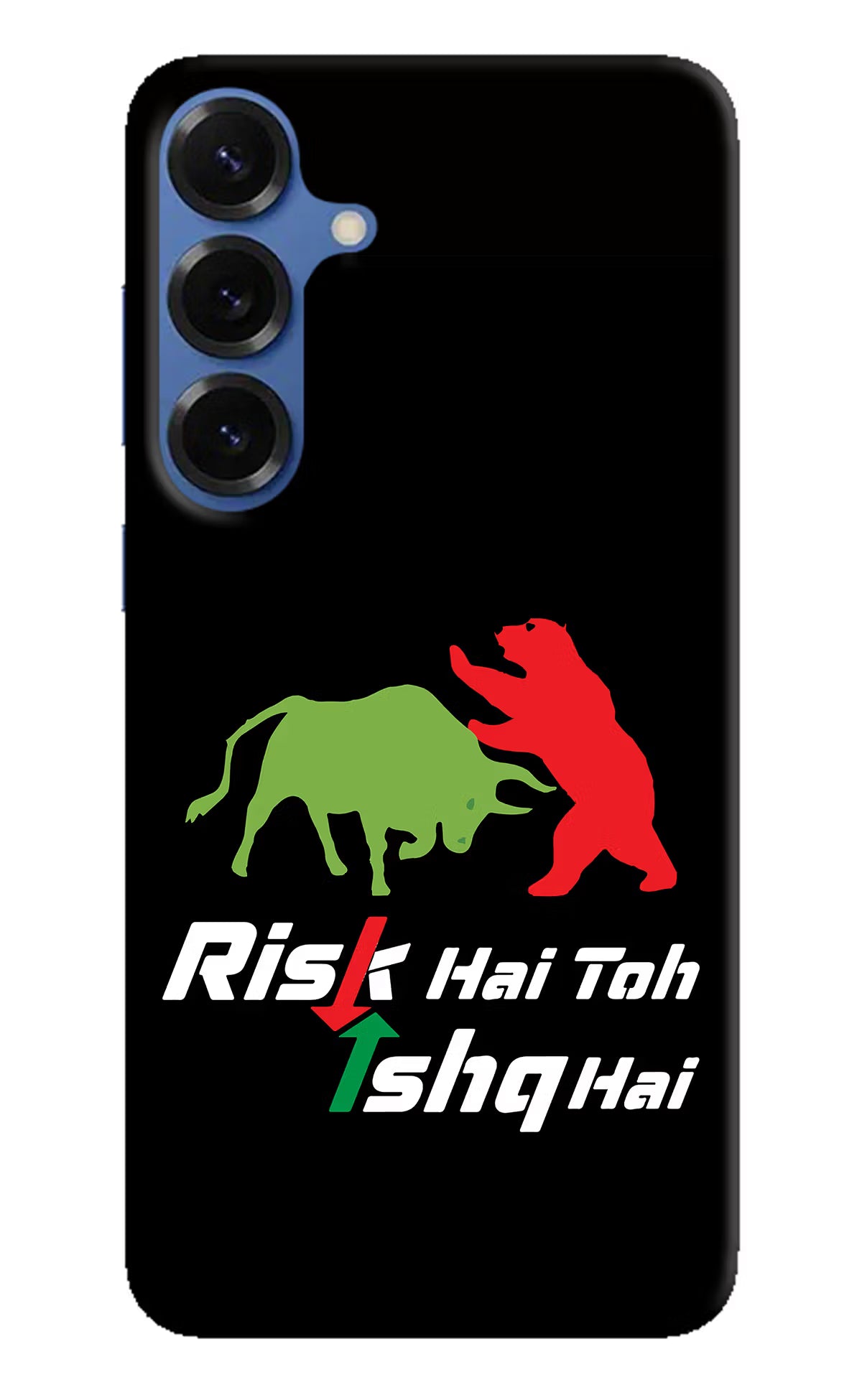 Risk Hai Toh Ishq Hai Samsung S25 Hard Case Back Cover by Casekaro