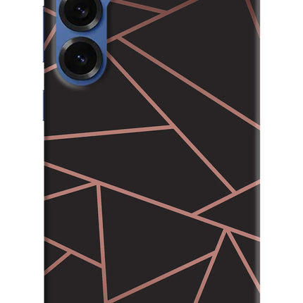 Geometric Pattern Samsung S25 Hard Case Back Cover by Casekaro