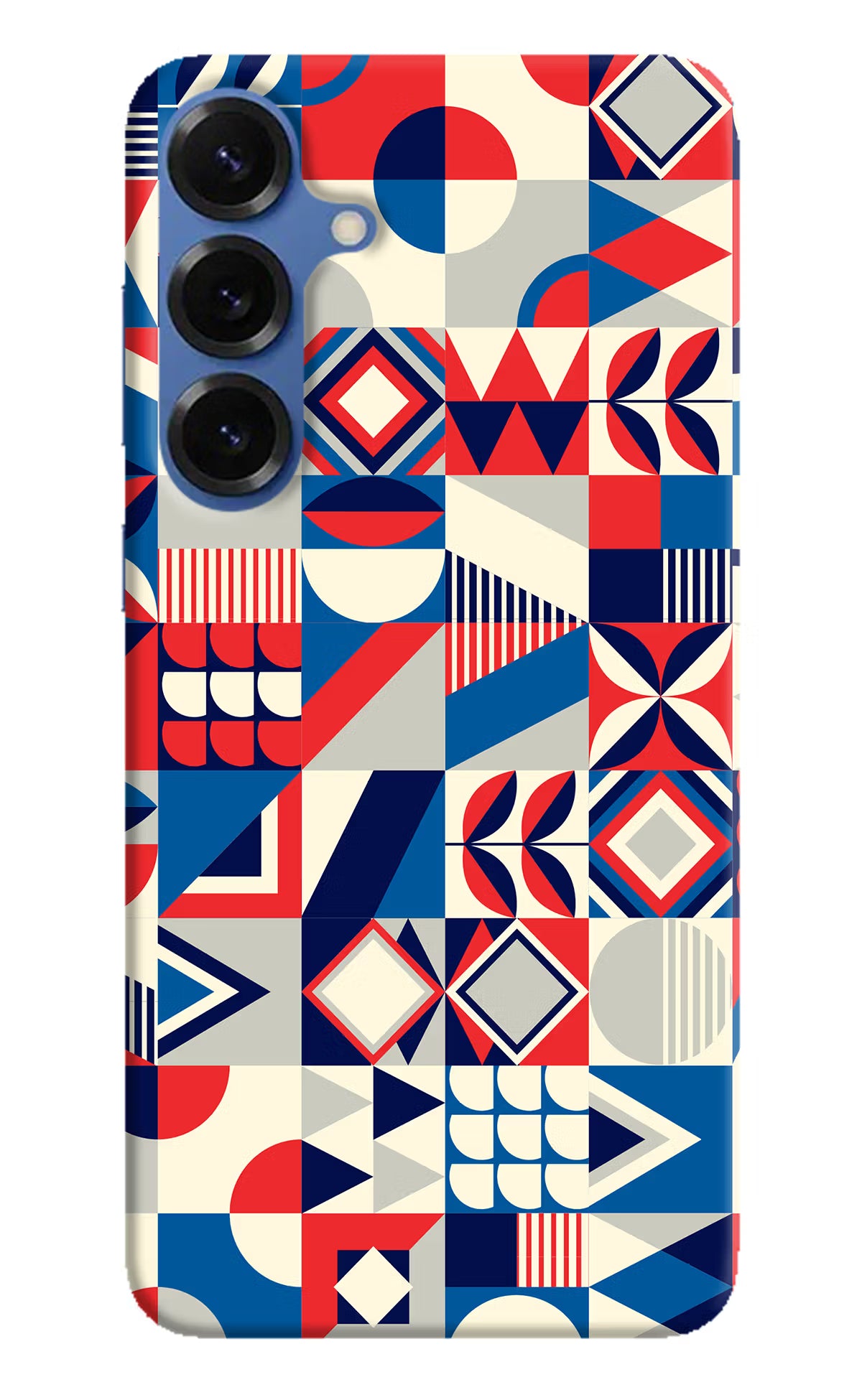 Colorful Pattern Samsung S25 Hard Case Back Cover by Casekaro