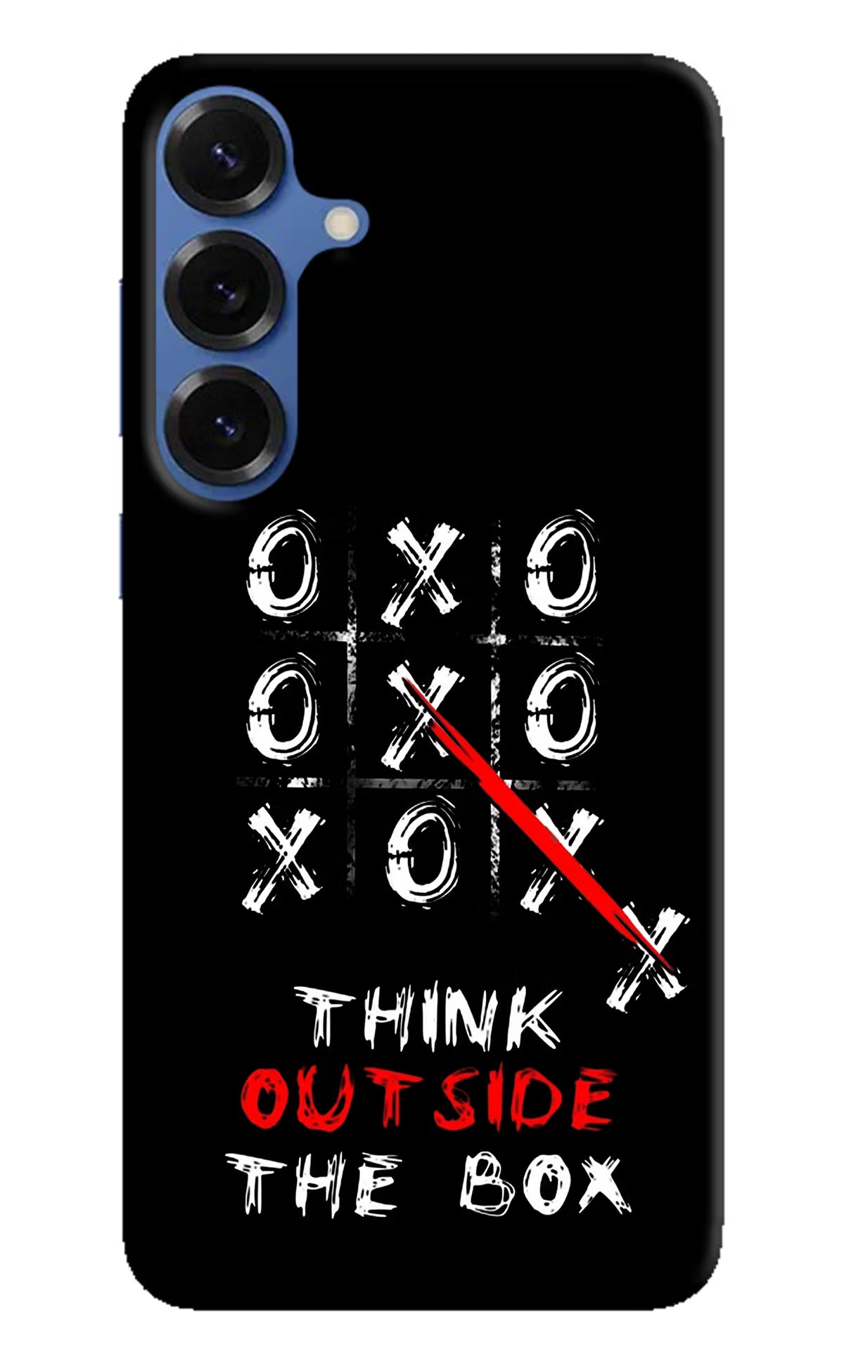 Think out of the BOX Samsung S25 Hard Case Back Cover by Casekaro