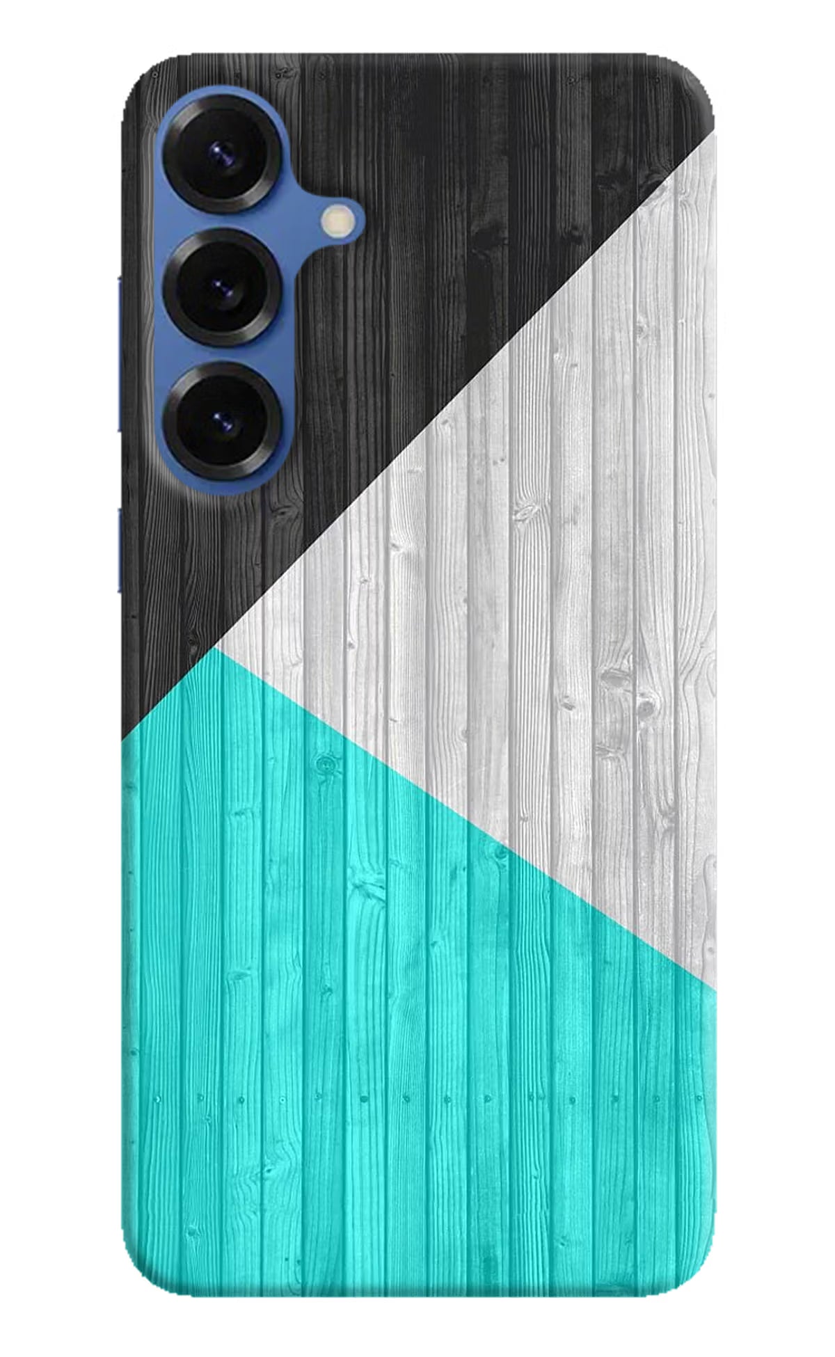 Wooden Abstract Samsung S25 Hard Case Back Cover by Casekaro