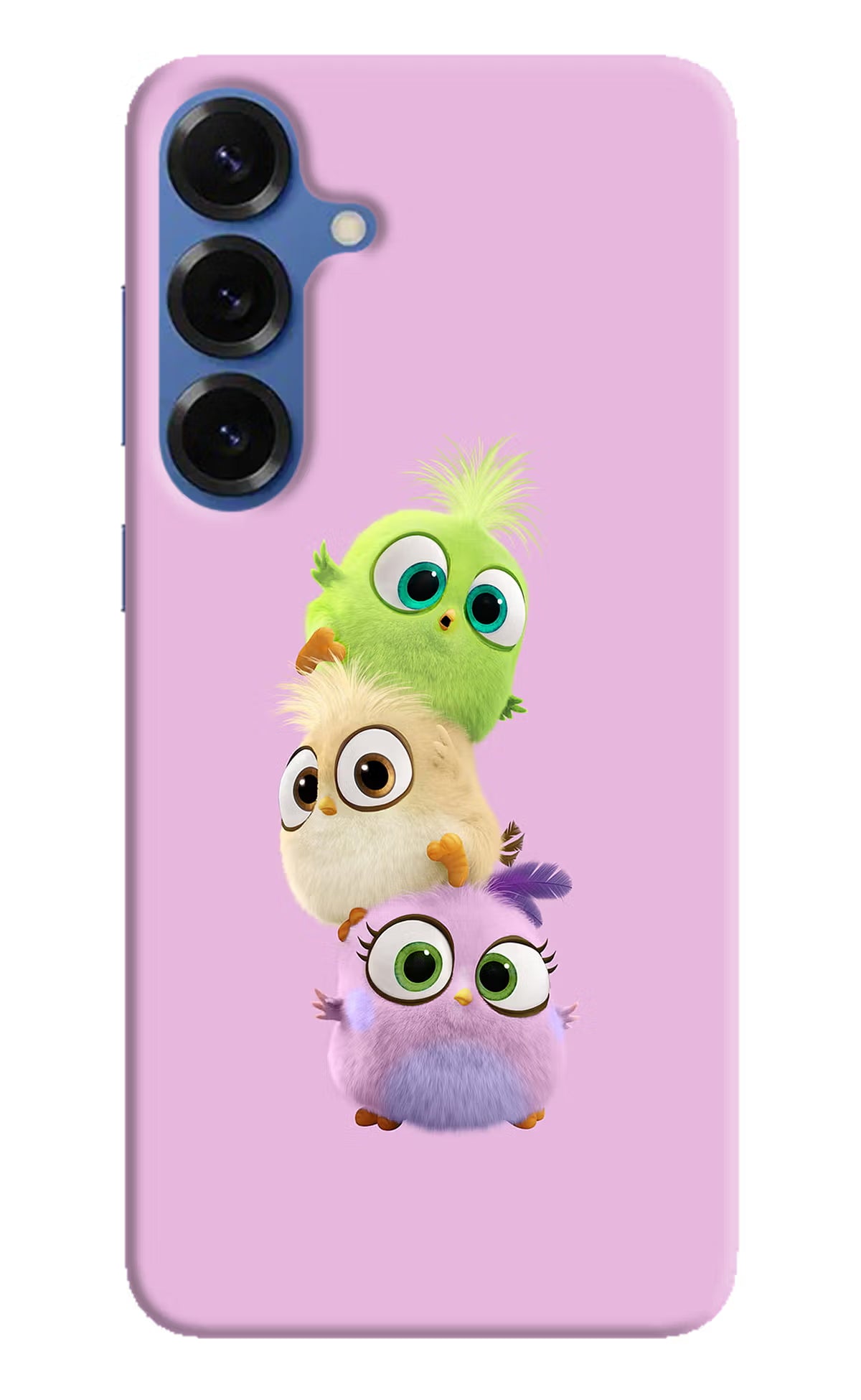 Cute Little Birds Samsung S25 Hard Case Back Cover by Casekaro